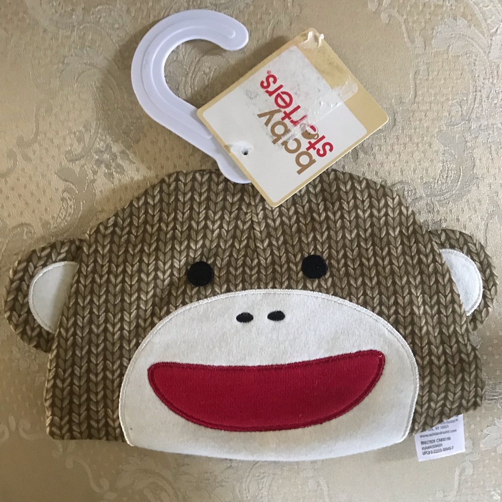 NWT Baby Starters Monkey Hat Sz 0-9 months